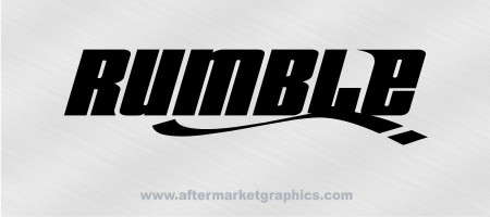 Rumble Apparel Decals